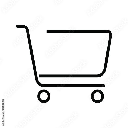 shopping cart icons. web icons for online store. vector illustration eps 10