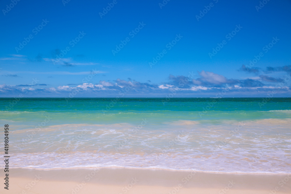 Waimanalo beach park Oahu island Hawaii | Sea Nature Ocean Landscape