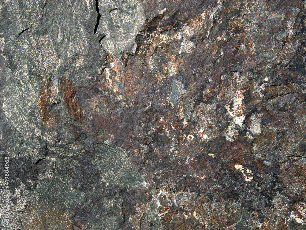Fototapeta premium Various stone slabs of granite, basalt or sandstone, as background