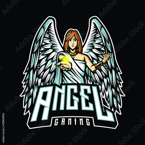 Angel Gaming mascot for esport and sport