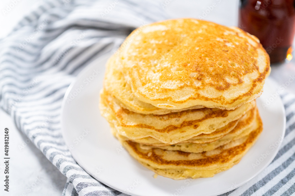 Coconut banana pancakes