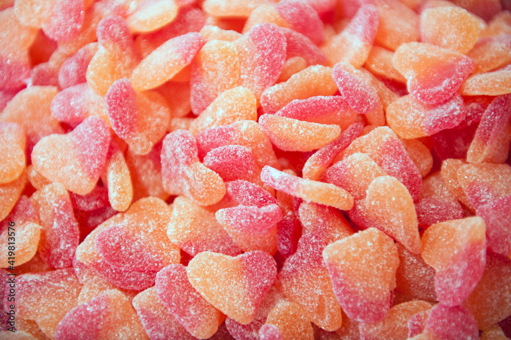 Top view of colorful candies, full frame shoot Top view of colorful candies, full frame shoot