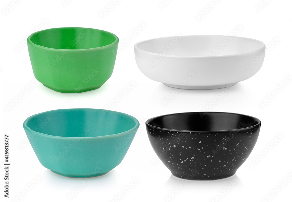 ceramic bowl on white background ceramic bowl on white background