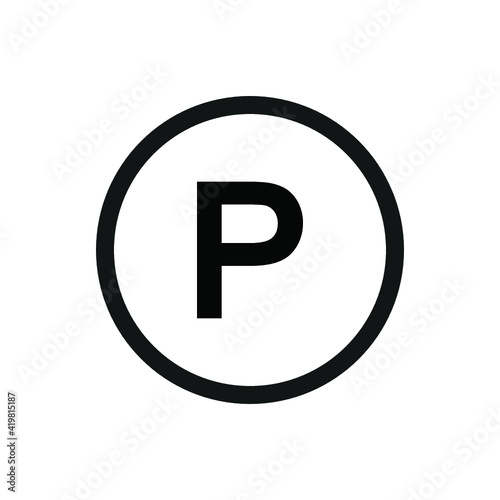 Illustration Parking Icon