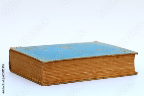 Old book on white background