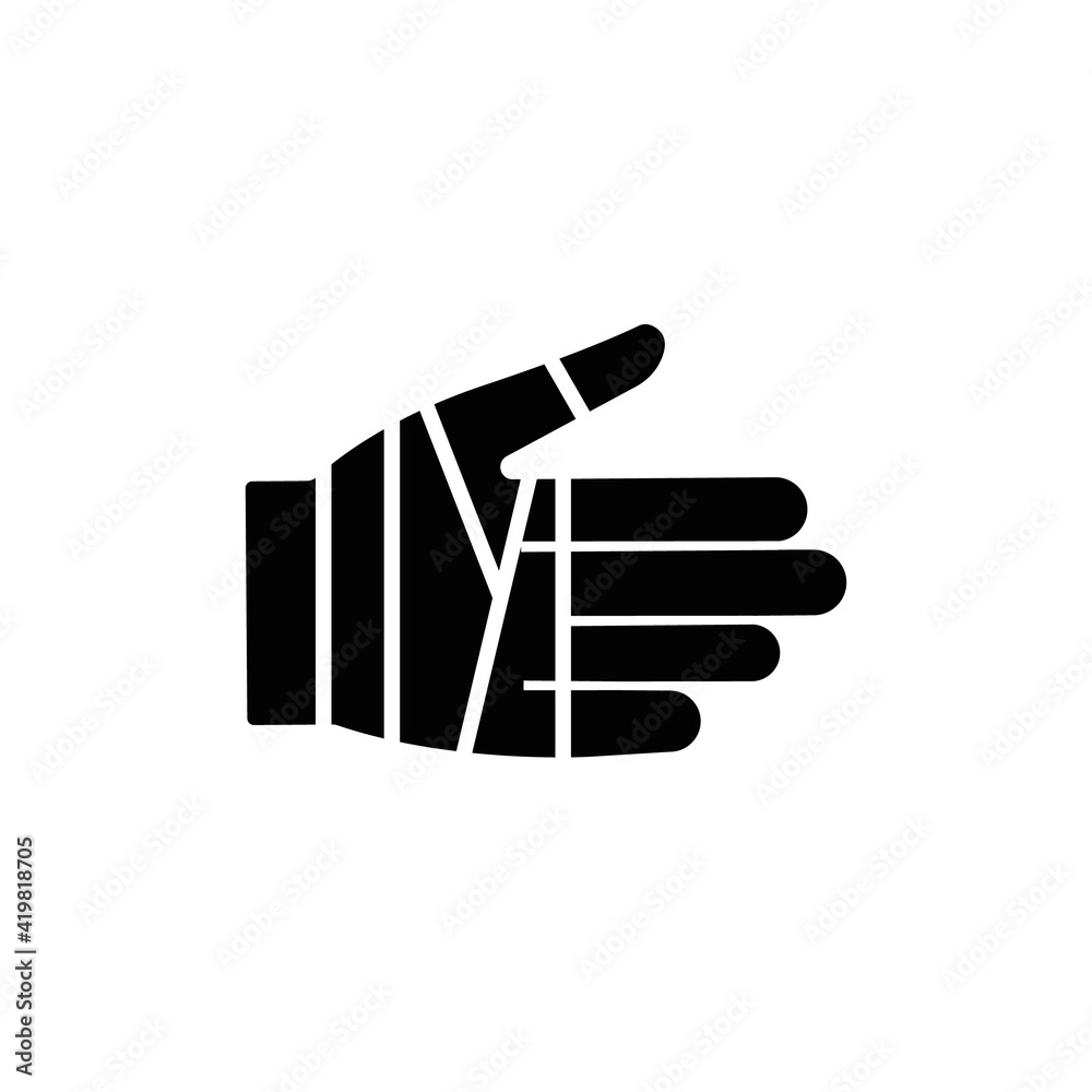 bandaged hand icon bandaged hand icon