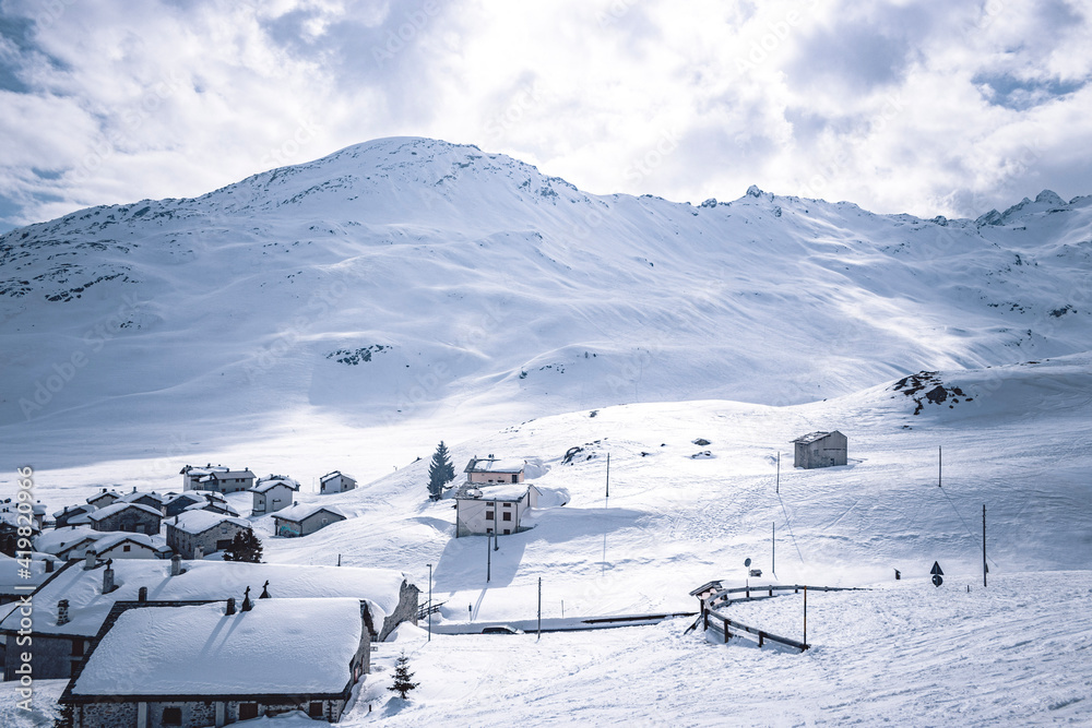 Fototapeta premium ski resort