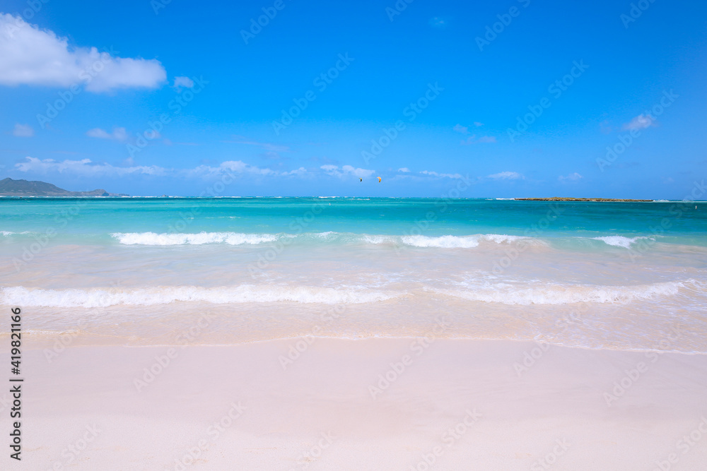 Lanikai beach, Kailua, Oahu, Hawaii | Sea Nature Ocean Landscape Travel
