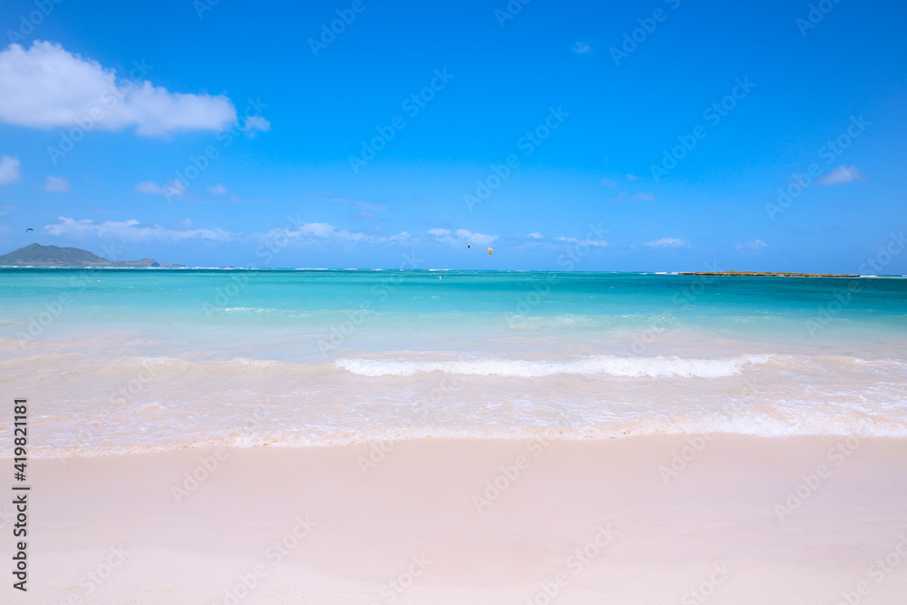 Lanikai beach, Kailua, Oahu, Hawaii | Sea Nature Ocean Landscape Travel