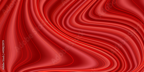 Landscape wallpaper design with reddish marble topographic mountain line arts, luxury background design for cover, invitation background, packaging design, fabric, and print. Vector illustration.