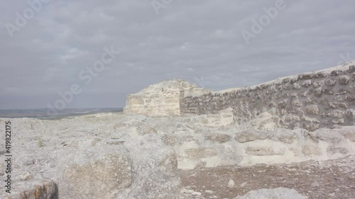 Ancient archaeological ruins in nature