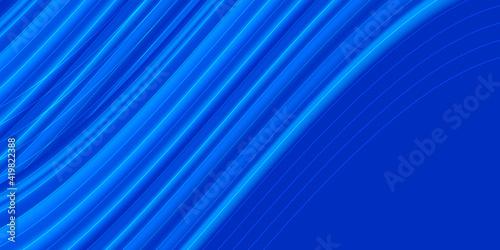 Modern blue silk abstract background with gradient mesh