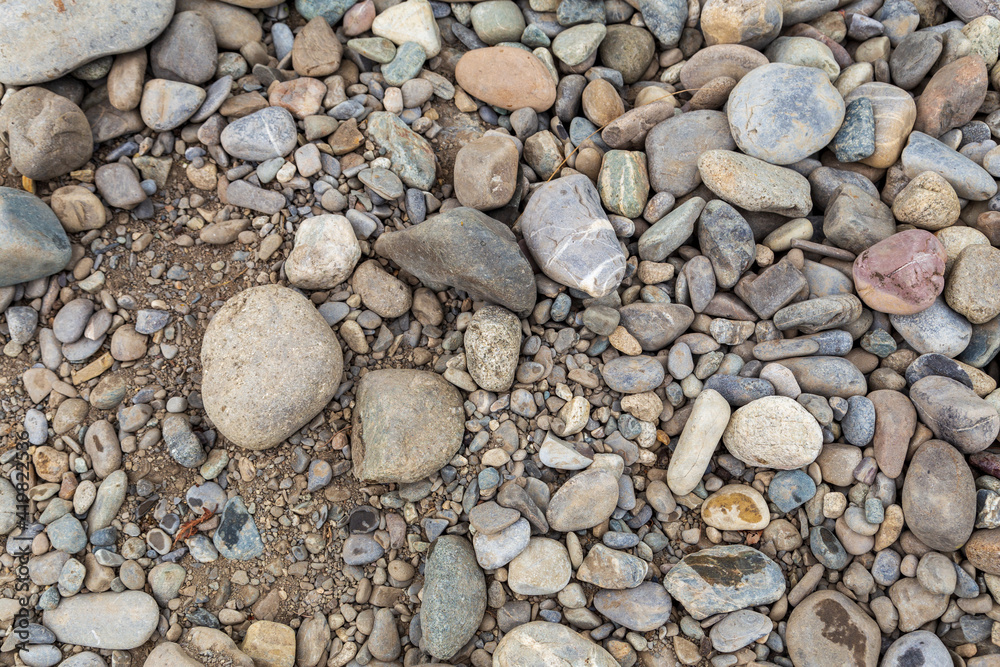 gray stones by the river in the Krasnodar Territory near the Shakhe River in the village of Golovinka gray stones by the river in the Krasnodar Territory near the Shakhe River in the village of Golovinka