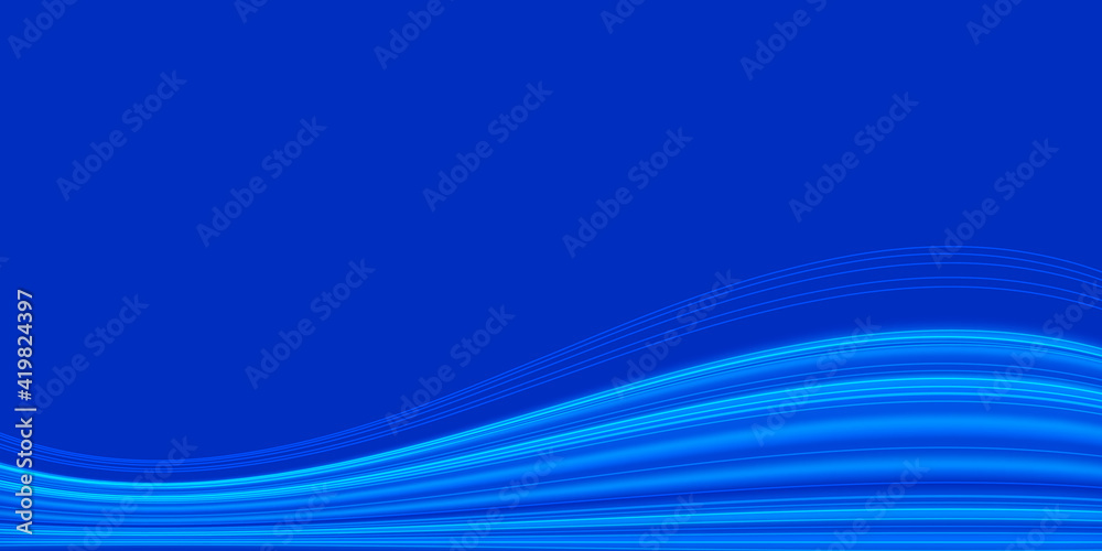 Abstract Blue Wave on Background. Vector Illustration Abstract Blue Wave on Background. Vector Illustration