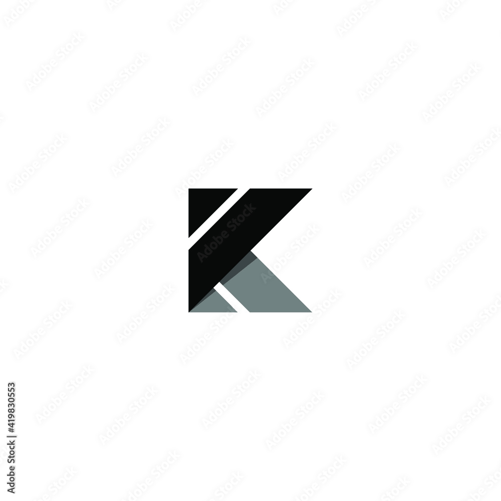 the initials K logo the initials K logo