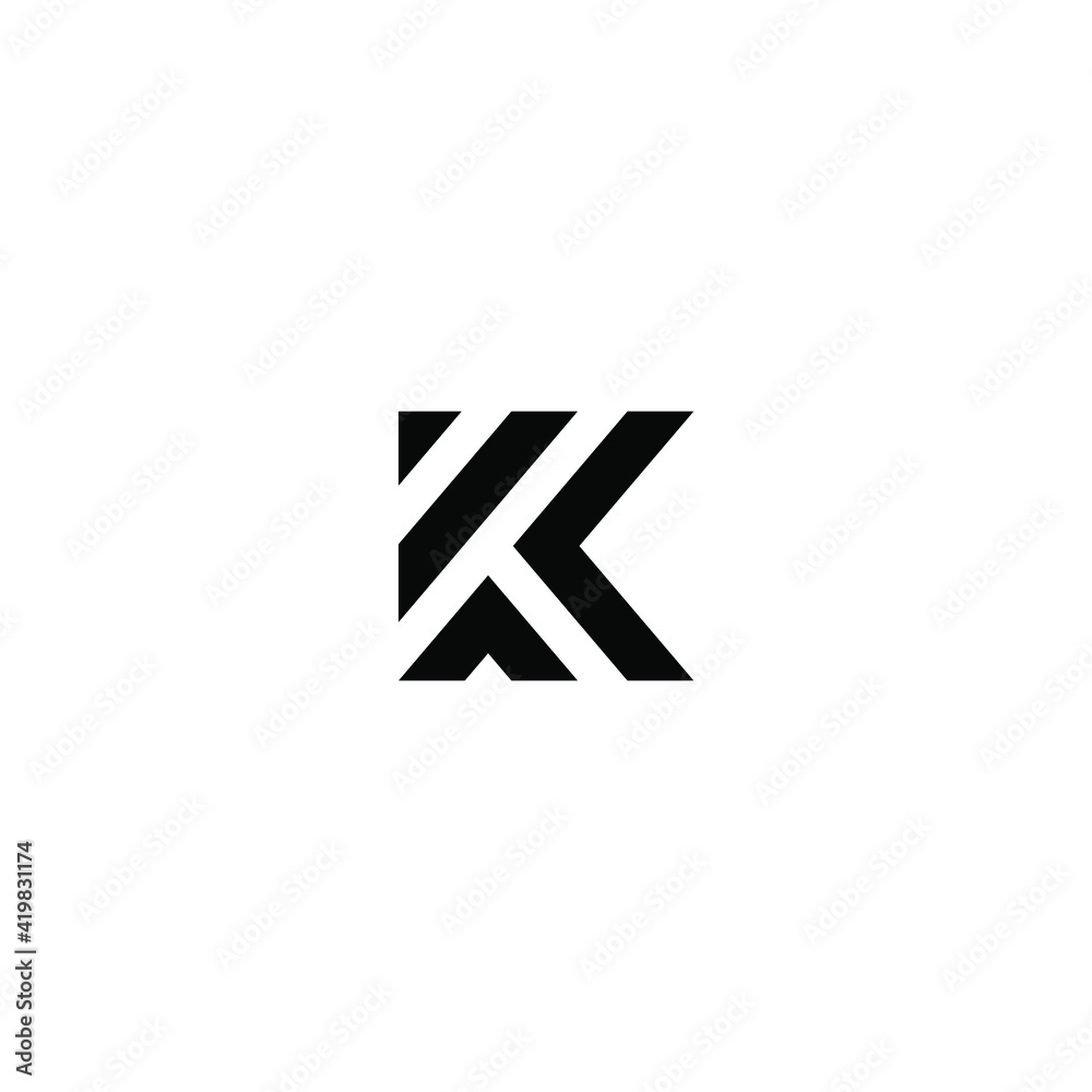 the initials K logo the initials K logo