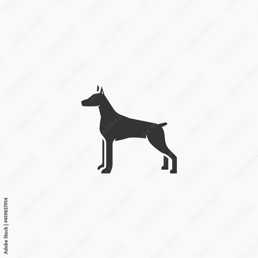 Dog icon graphic design vector illustration