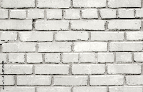 Texture with white brick pattern.