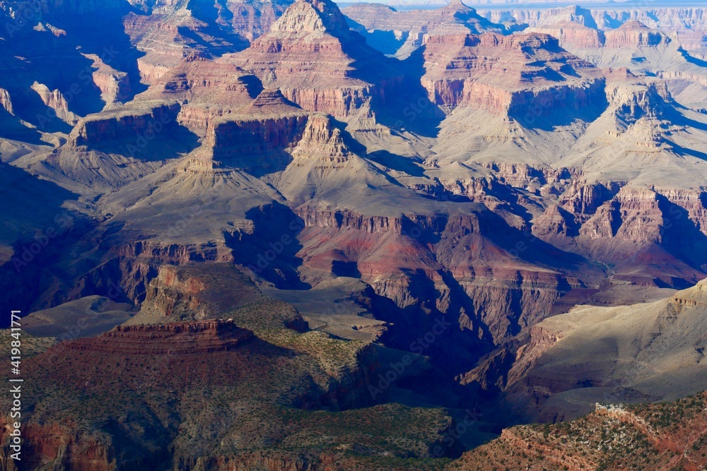 View over south rim Grand Canyon, Arizona, USA