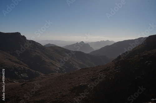 Sunrise in the mountains, Jabal Al Lawz, Saudi Arabia