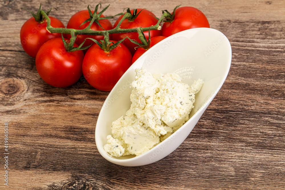 Soft cream cheese with herbs Soft cream cheese with herbs