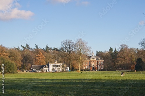 Bennekom Netherlands - 30 November 2019 -  Castle Hoekelum in the village of Bennekom the Netherlands © Bennekom