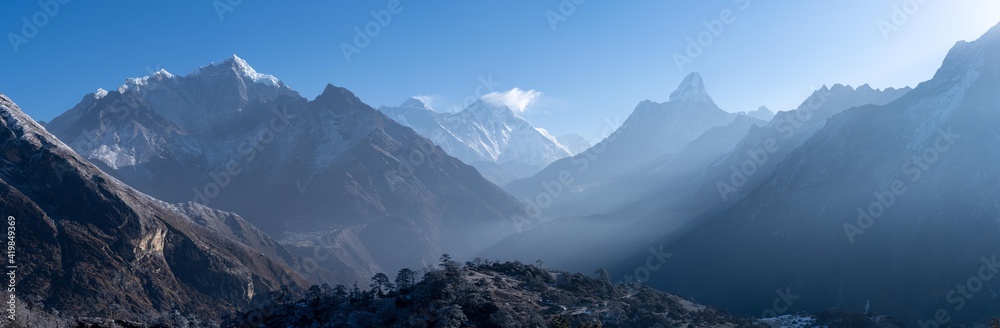 Himalaya Mountain Range Panoramic