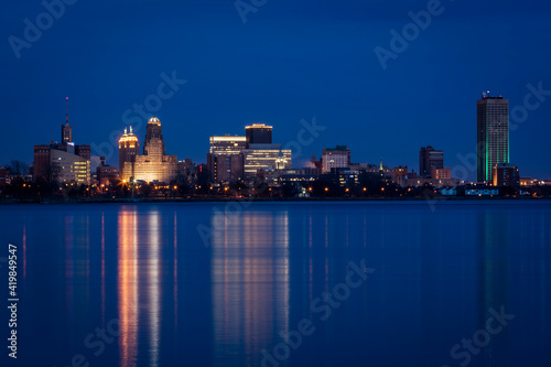 The skyline of Buffalo in New York State photo