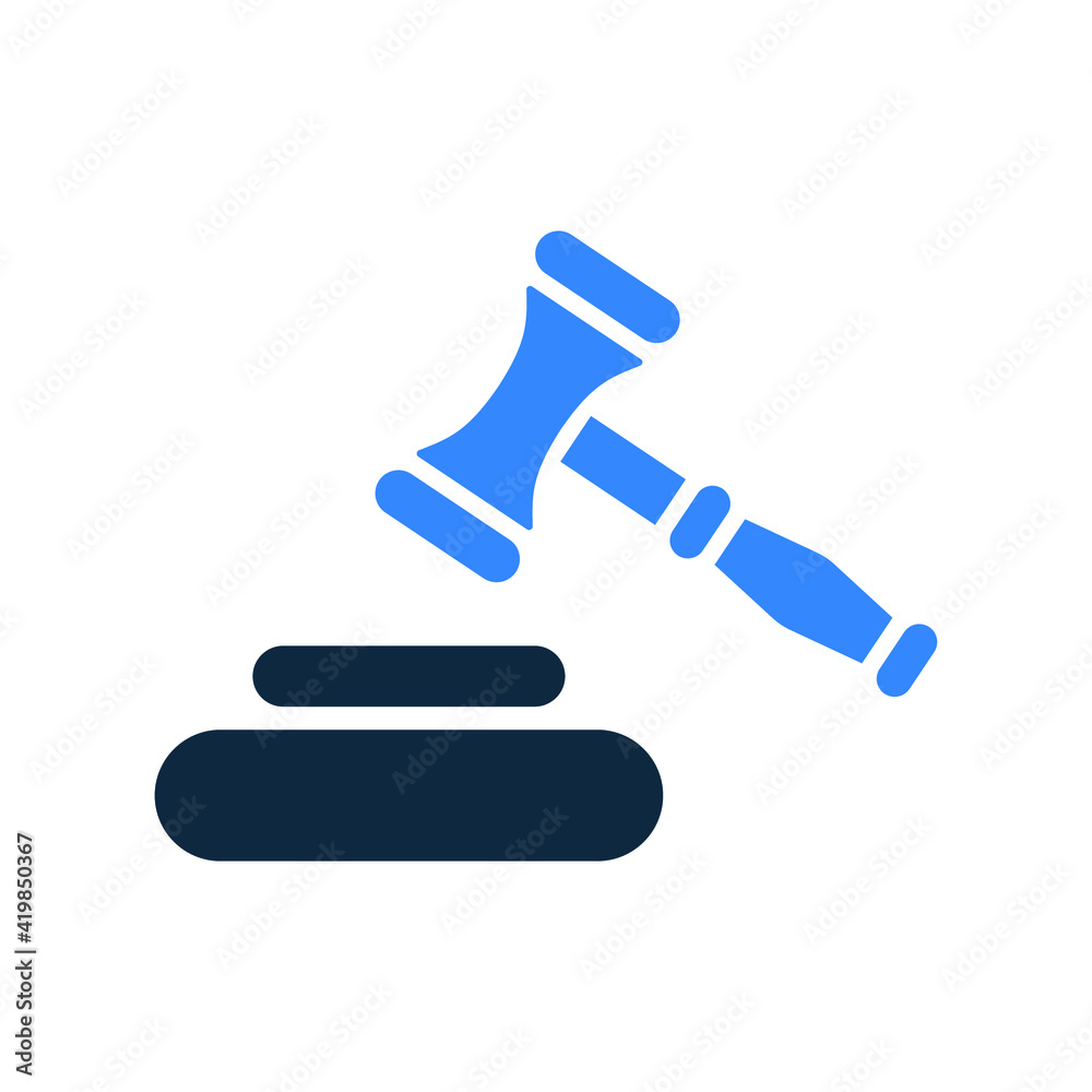 Auction, hammer icon. Editable vector isolated on a white background. Auction, hammer icon. Editable vector isolated on a white background.