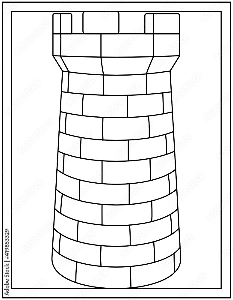 A brick kiln chimney editable vector stroke
A brick kiln chimney editable vector stroke