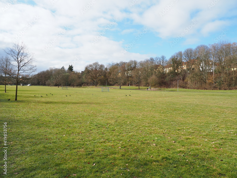 Fototapeta premium Stadtansicht Neunkirchen/Saar - Wagwiesental