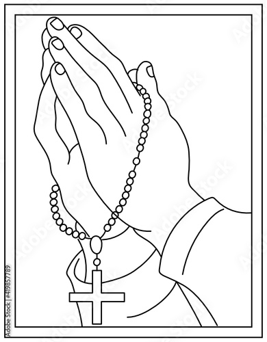 
Prayer beads drawing vector design templates 

