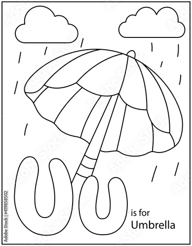 
A unique design vector of umbrella drawing 

 photo