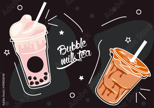 two bubbles milks