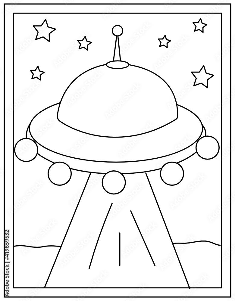 A trendy design vector of space capsule drawing
A trendy design vector of space capsule drawing