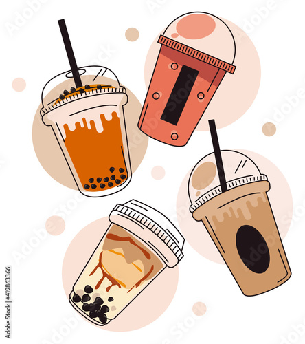 four bubbles milks