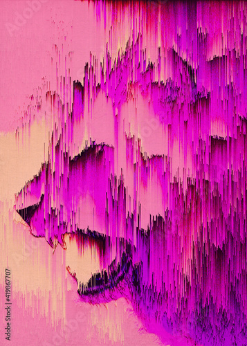 Graphical Abstract Glitch Painting Art Background Texture,Abstract Colorful Geometrical Artwork Poster,Modern Conceptual Art,Synthwave Aesthetic Vaporwave Poster Print,3D Rendering,
3D Illustration