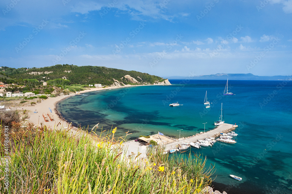 Greece Erikoussa Island, Ionian Islands, Europe, Corfu district, the bay of Porto