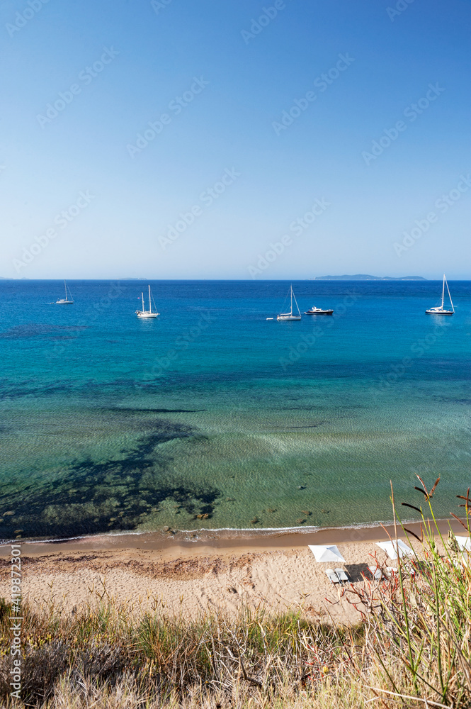 Greece Erikoussa Island, Ionian Islands, Europe, Corfu district, Porto beach Greece Erikoussa Island, Ionian Islands, Europe, Corfu district, Porto beach