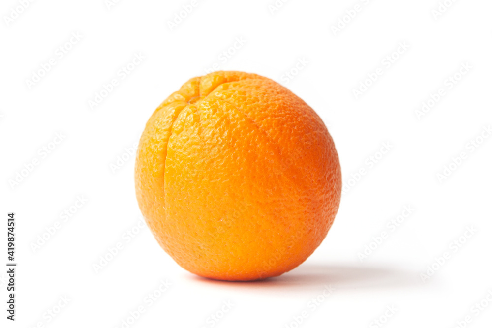 Orange fruit isolated on white background. Orange fruit isolated on white background.