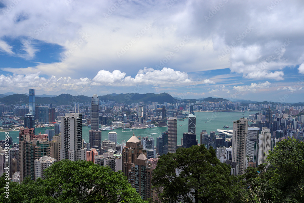 Fototapeta premium Hong Kong in Summer