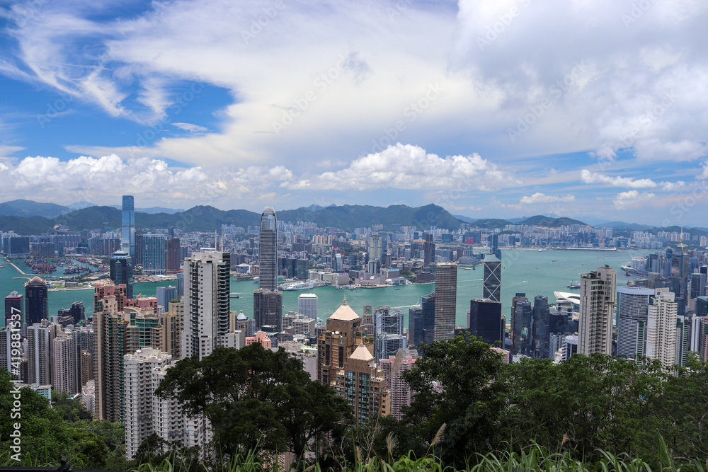 Fototapeta premium Hong Kong in Summer