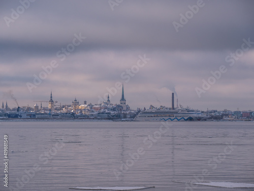 Winter Time City Tallinn Estonia © photoexpert