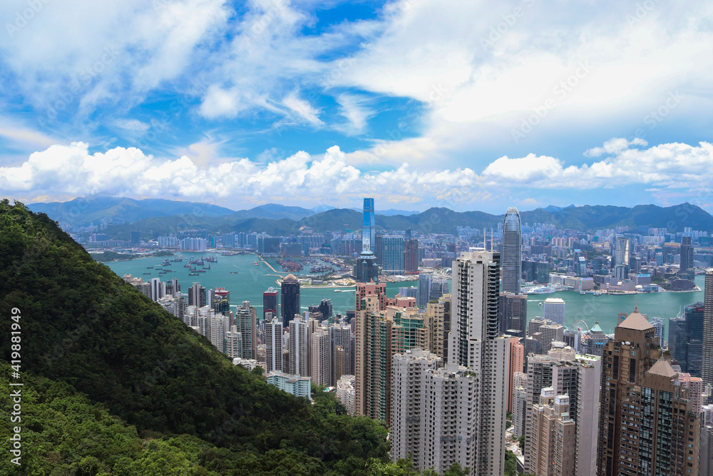 Εκτύπωση καμβά Hong Kong in Summer