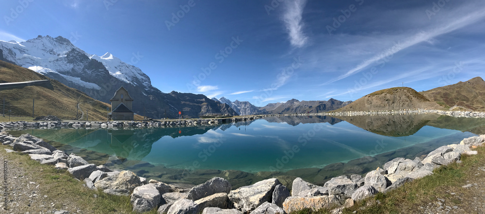 Switzerland, alps, mountains, nature and lake
