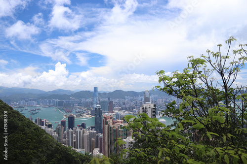 Canvas Print Hong Kong in Summer