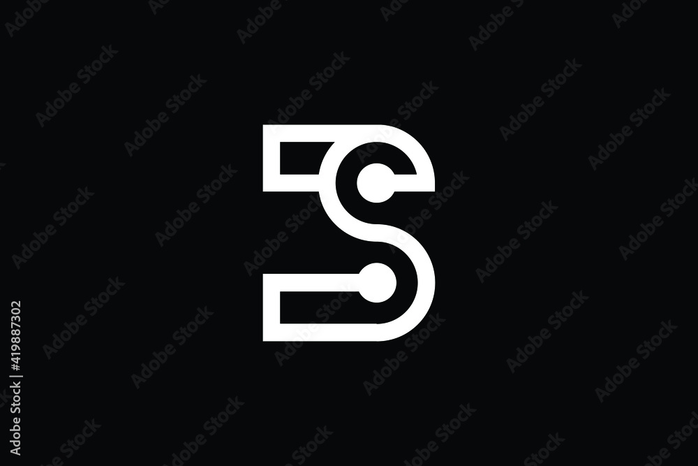 SB logo letter design on luxury background. BS logo monogram initials letter concept. SB icon logo design. BS elegant and Professional letter icon design on black background. B S SB BS