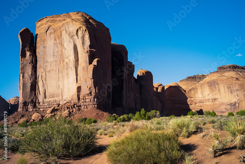 Spearhead Mesa Rock Formation in Monument Valley photo