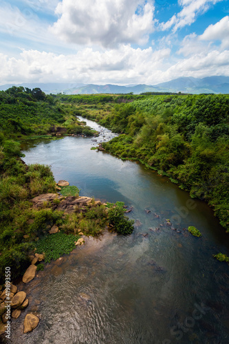 Tropical Phong Nha Vietnam landscape