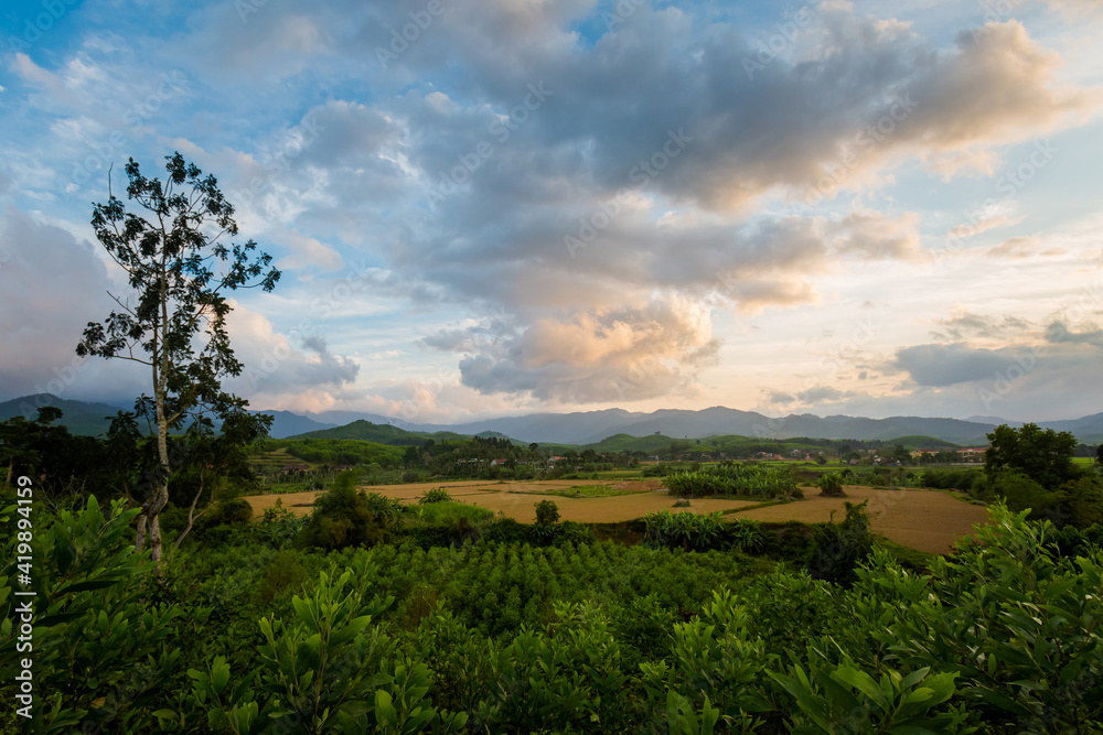 Tropical Phong Nha Vietnam landscape Tropical Phong Nha Vietnam landscape